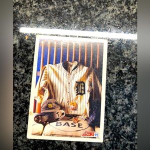 TY Cobb rare ungraded 1992 the score sports card!!